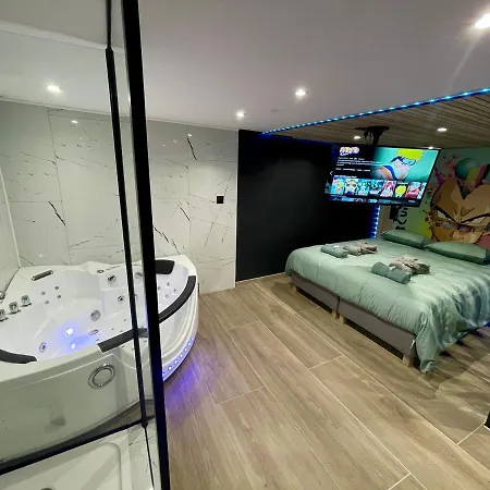 Apartmán Capsule Manga - Jacuzzi - Billard - Nintendo Switch - Netflix