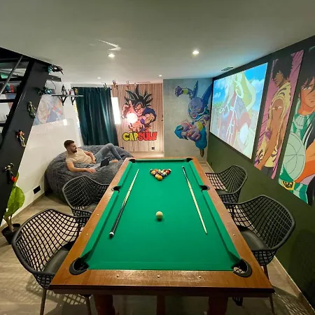 Capsule Manga - Jacuzzi - Billard - Nintendo Switch - Netflix Apartmán